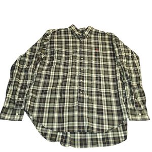 Plaid Button-Down Shirt